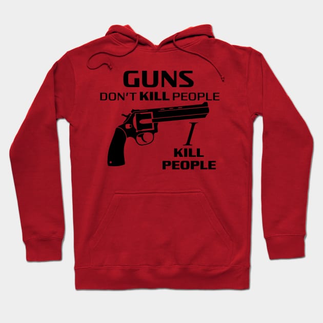 Guns Don't Kill People, I Kill People Quote Hoodie by Meta Cortex